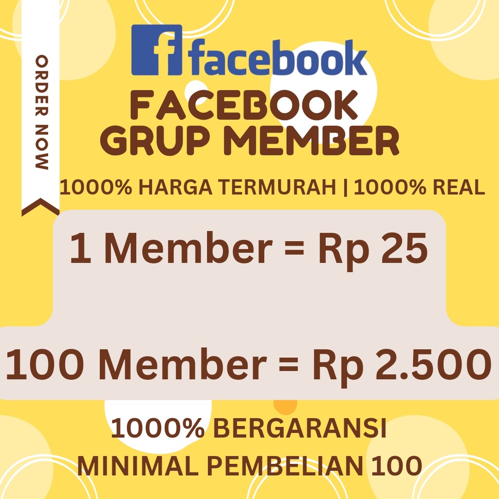 [PROMO] PENAMBAH MEMBER ANGGOTA GROUP GRUP FACEBOOK FB F4CEBOOK REAL AKTIF GARANSI MURAH PERMANEN NO