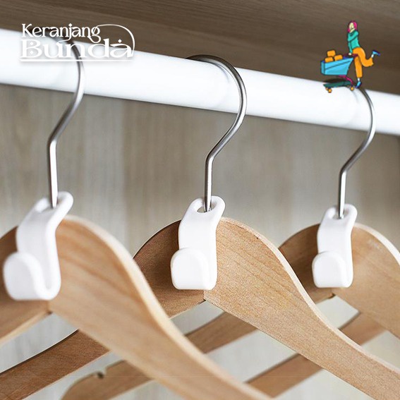 Gantungan Baju Plastik Organizer / Multifungsi Magic Hanger / Cantolan Baju