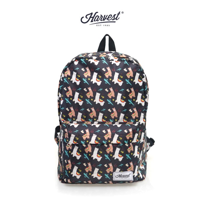 Backpack / Tas Ransel / Tas Sekolah Harvest LC Collection Big - Llama