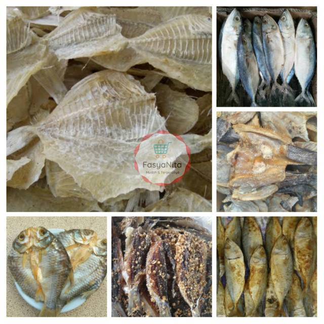 Ikan Asin | Peda Merah Putih Tawes Gabus Kapas Dendeng