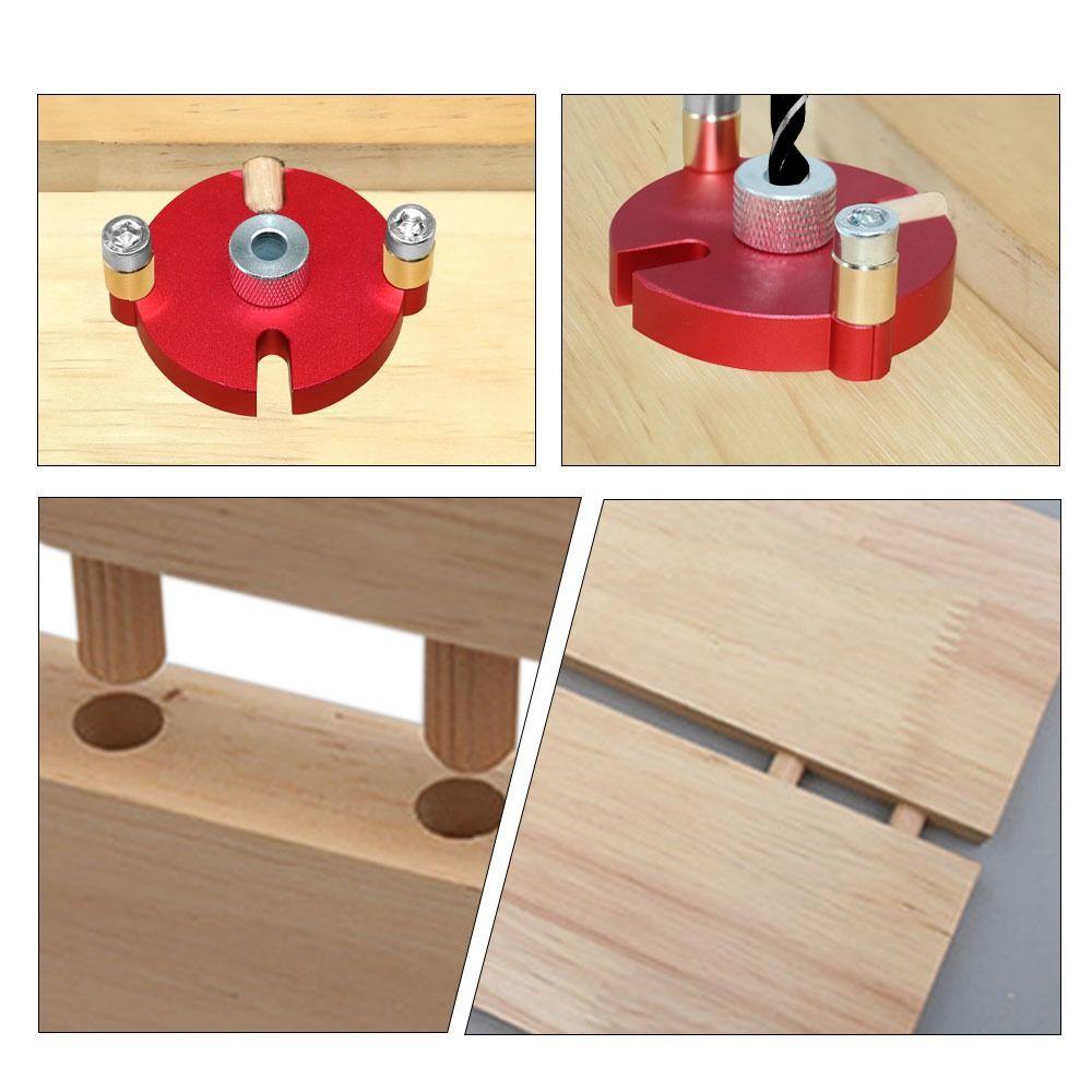 Self Centering Vertical Dowel Jig, Self Centering Vertical Dowel Jig, Pelubang Pelubang6 /8/10mm Drilling Punch Batang Dowel Pertukangan