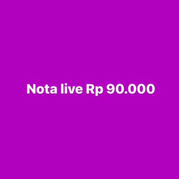 

✨BISA COD✨ -Nota live Rp 90.000