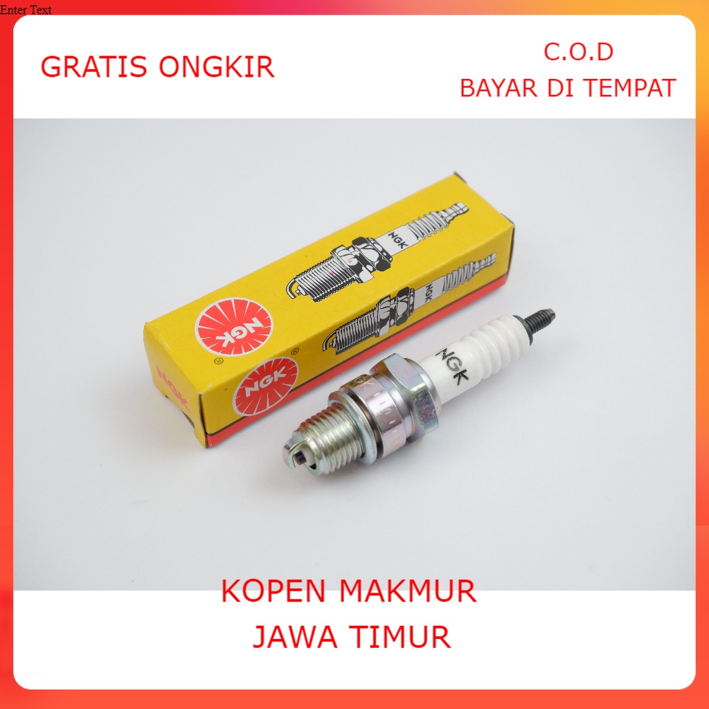 BUSI MOTOR NGK D6HS HONDA 90 BUSI MOTOR BEBEK DRAT BESAR - NGK - D6HS