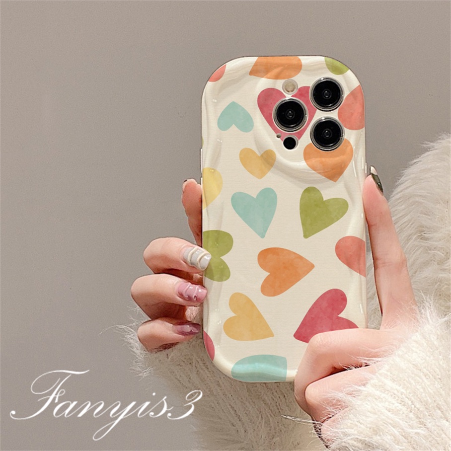 Redmi 12 12C A1 10C 10 10A 9 9A 9C 9T Note 12 12s 11s 10s 11 10 9s 9Pro Xiaomi Poco X3 X3NFC X3Pro 12 11Lite Colorful Geometric Graffiti Wavy Curved Edge Phone Case TPU Soft Cover