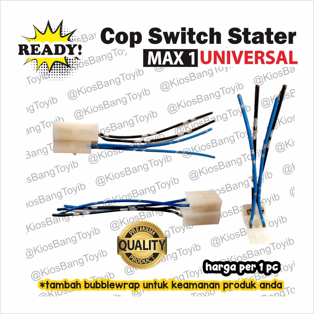 Socket Soket Switch Bendik Stater Starter PNP Universal (MAX1)