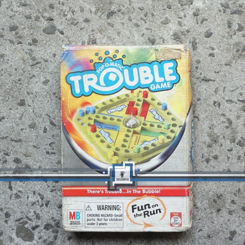 Frustation Trouble Game Grab & Go Portable Milton Bradley Pop o Matic