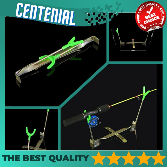 TERLARIS cagak joran dudukan pancing holder joran ikan portable braket duduk ORIGINAL