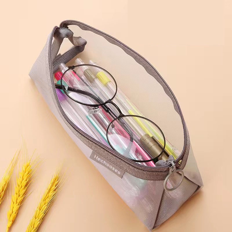 

cod★ready★ Tempat Pensil Bentuk Segitiga Bahan Mesh Transparan Kapasitas Besar Untuk Pelajar globallagilaku