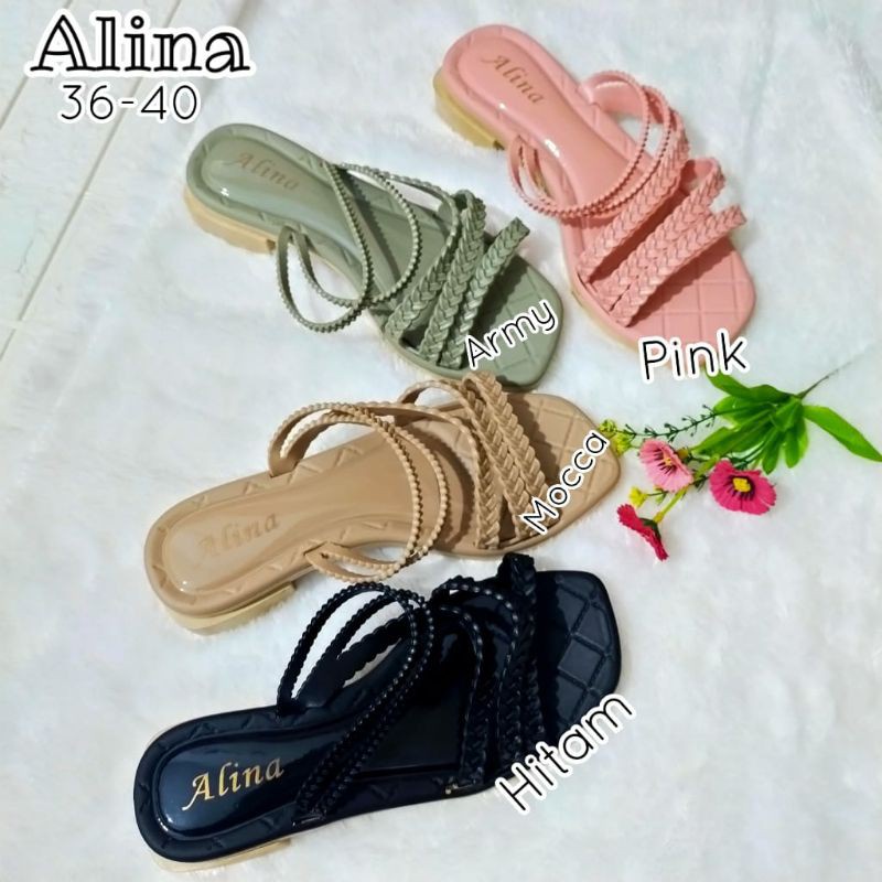YETIYAYUN SANDAL ALINA 2027 / SANDAL ALINA KEPANG SANDAL CEWEK
