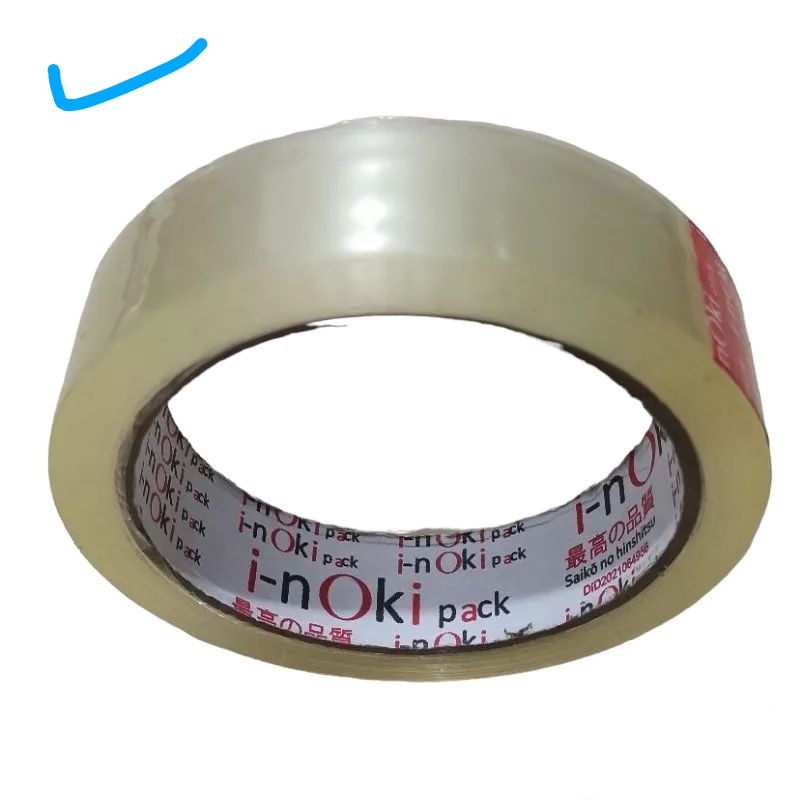 Selotip solasi lakban bening 1 inchi 24mm inoki ...