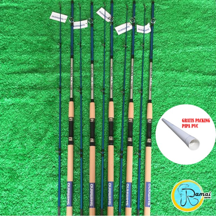 ORIGINAL Joran Sambung Dua Shimano Cruzar Packing Pipa PVC Carbon Hollow 10lbs - 210