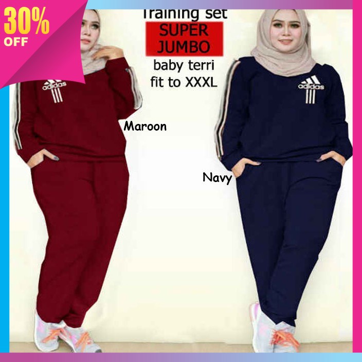 STELAN SETELAN PRIA WANITA OLAHRAGA OUTDOOR INDOOR MURAH KEREN / BOOM - SETELAN TRAINING L (61201), 