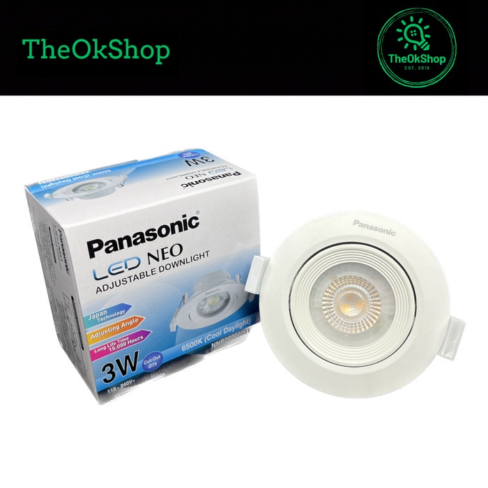 Lampu Spotlight Panasonic 3Watt 3 W LED COB NEO Spot Downlight Sorot