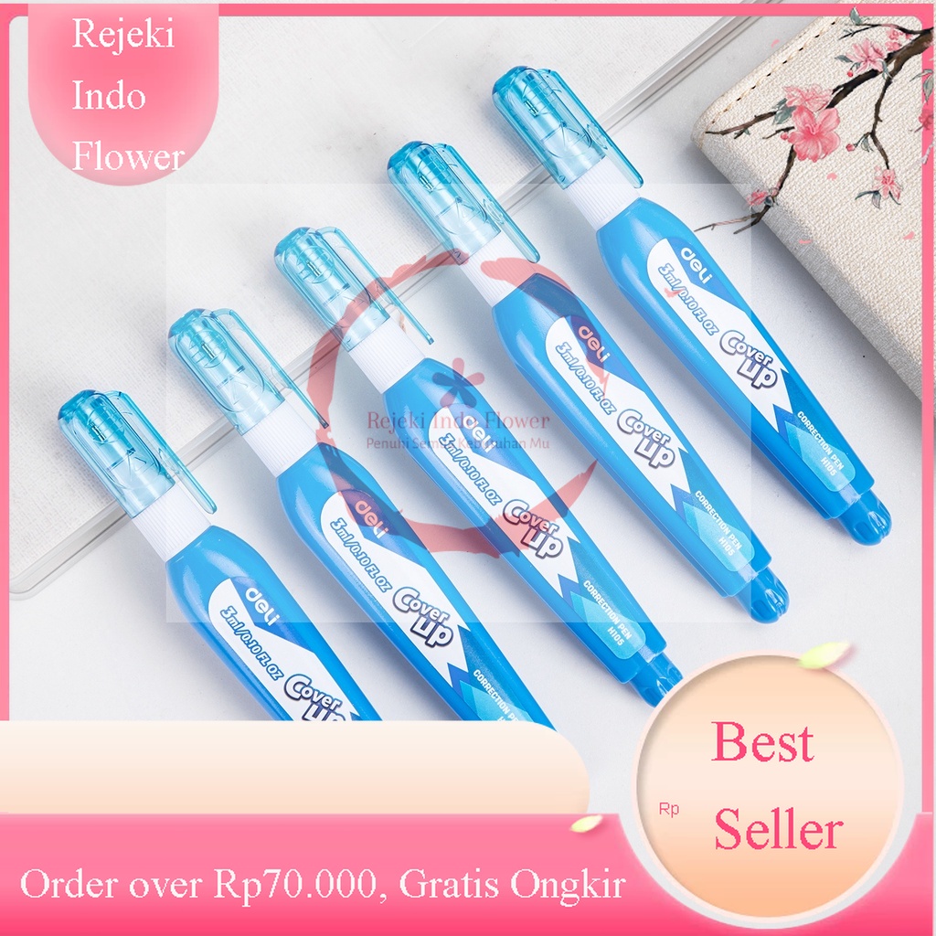

REJEKI DELI TIPE EX CAIR 3ML CORRECTION PEN CEPAT KERING TIDAK BERBAU ALAT TULIS SEKOLAH ALAT TULIS KANTOR MURAH EH10590 BUKET BUNGA