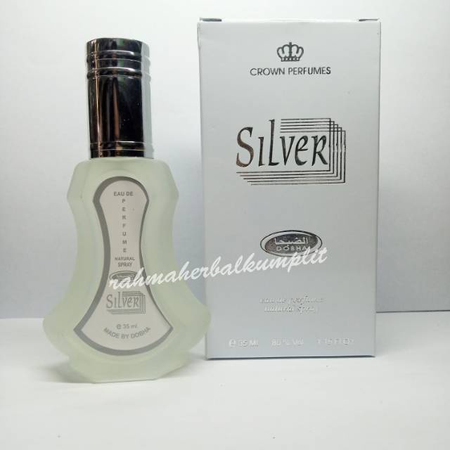 IKTIMAL Parfum DOBHA  35ml aroma SILVER - PARFUM DOBHA NON ALKOHOL