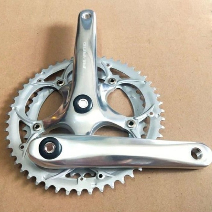 crankset crank set double balap roadbike alloy 52T/42T avand BCD 130mm