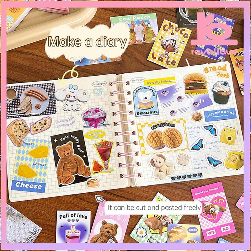 

CODStiker Gaya Retro Notebook Mini Dekorasi Bahan DIY-love