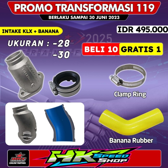 INTAKE BRT KLX 150 SUPER FLOW 28 30 32 34mm MANIFOLD MANIPOL PE SF PWK