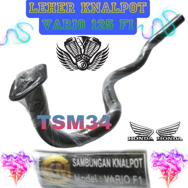 sambungan knalpot Vario 125 FI / leher knalpot Vario 125 old ( KZR )