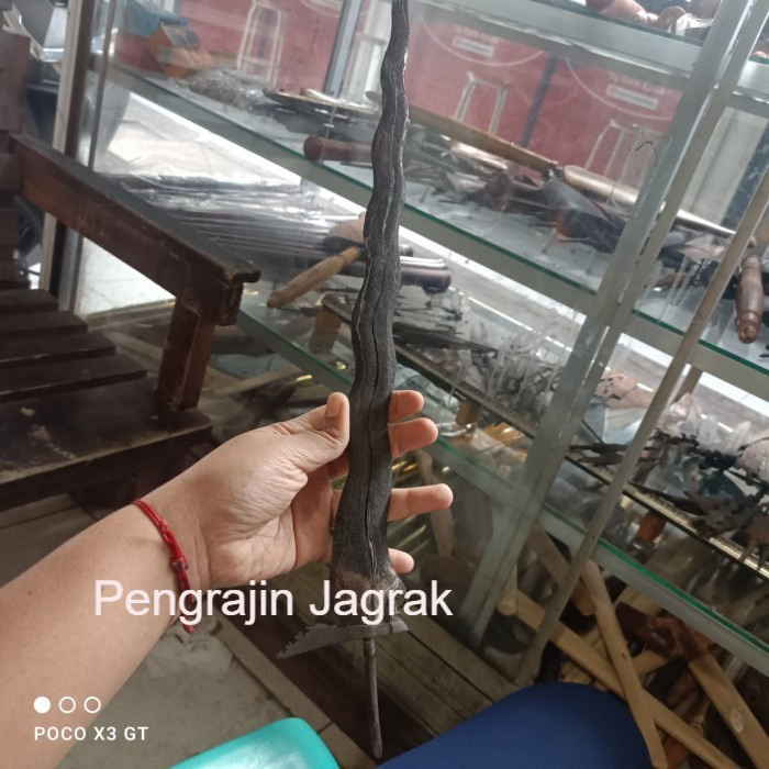 keris sabuk inten sepuh tangguh madura sodo sak ler ANtikan Murah PJ73
