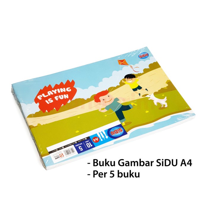 

Buku Gambar Sidu A4 isi 5 Buku Menggambar Drawing Book Paper