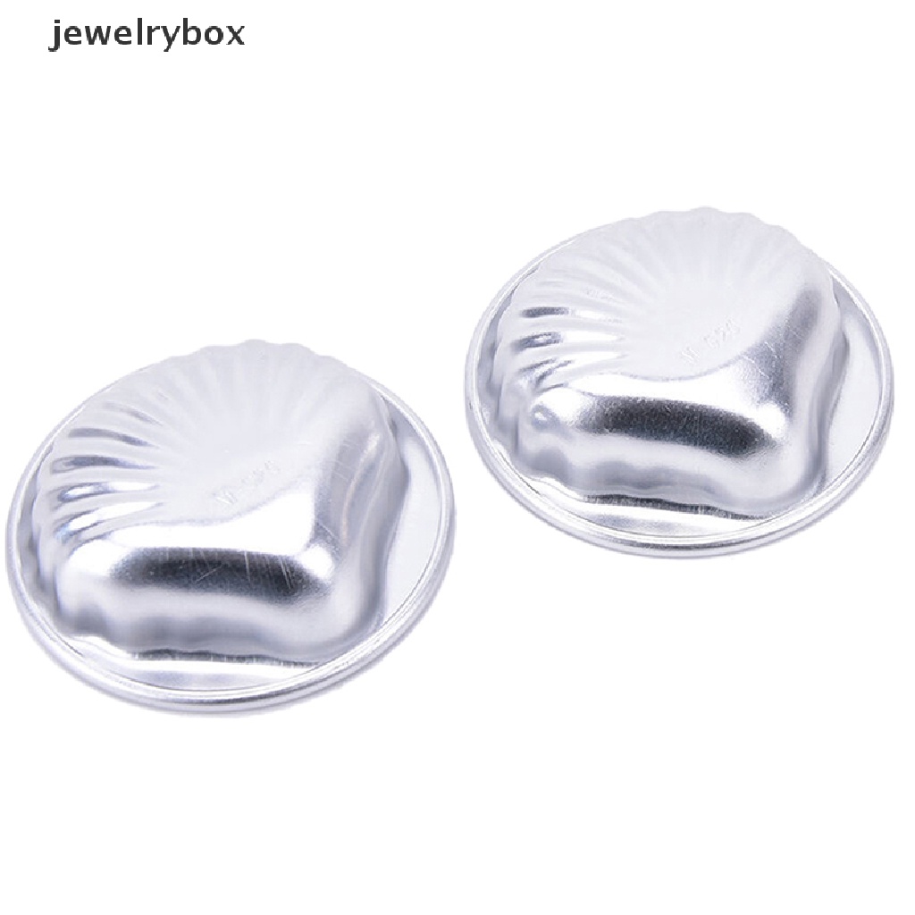 [jewelrybox] 5x Crafg Aluminium Alloy Handmade Cetakan Mandi Kue Fizzy Sea Shell Bentuk Butik