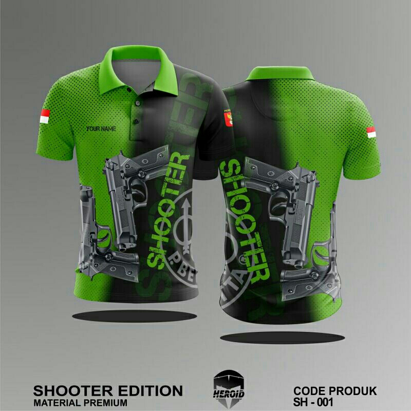 Baju Berburu Camo Pendek Wangki Perbakin Sporty