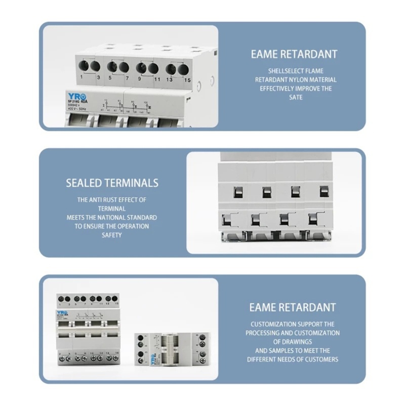 Weroyal Circuit-Breaker Upgraded Circuit-Breaker Panel Din Rail Solar PV DC- Fuse Holder