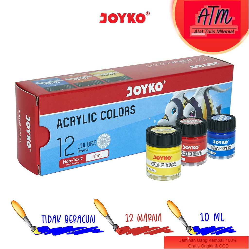 

Cat Akrilik Acrylic Color Joyko ACC-10ML