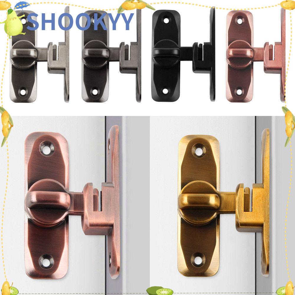 Chookyy Gesper Anti Maling Zinc Alloy Solid Buckle No Punching Lock Kunci Pintu Geser