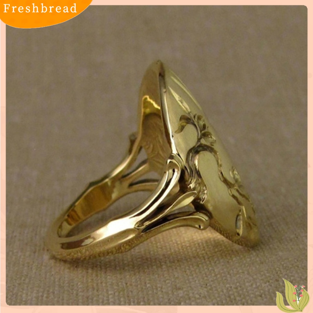 &lt; Freshbread &gt; Wanita Cincin Vintage Indah Elegan Burung Dan Bunga Cincin Tunangan Untuk Hari Valentine