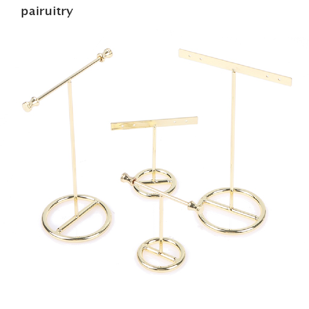 Prt Earrings Display Stand Rak Display Anting Emas Bentuk T Anting Showcase PRT