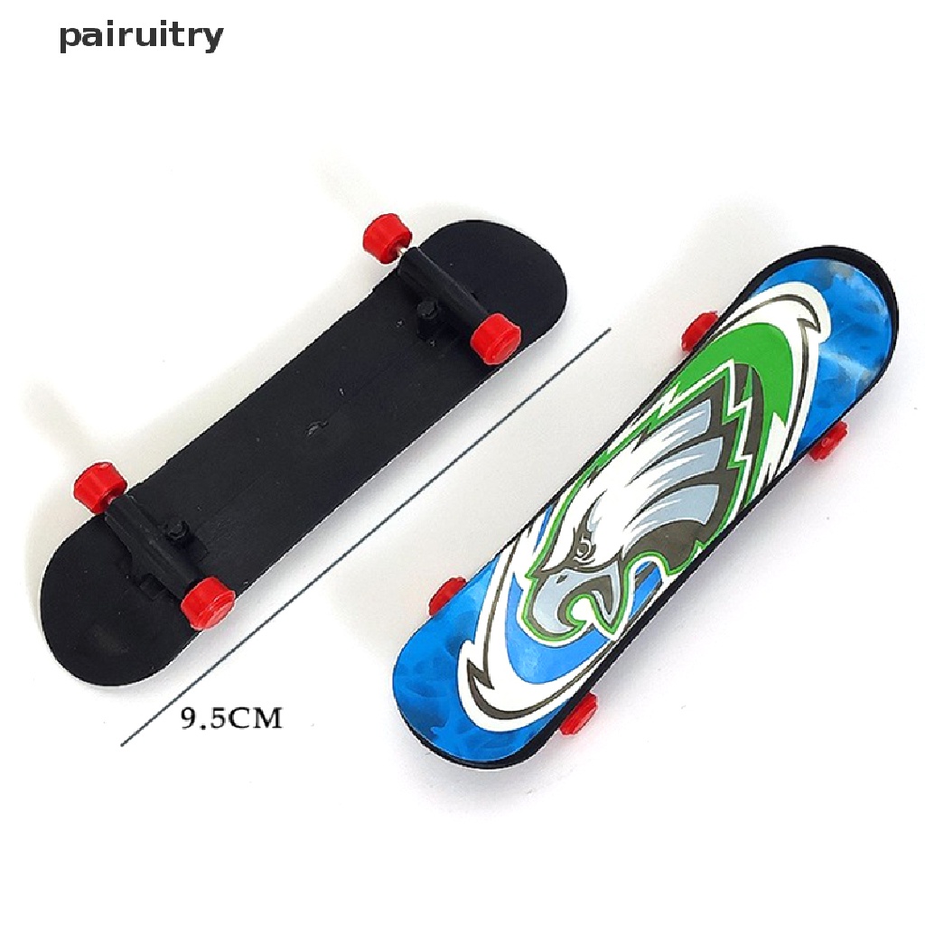 Prt 1x Mini Finger Skateboard Jari Plastik Skate Scooter Cowok Mini Skateboard Mainan PRT