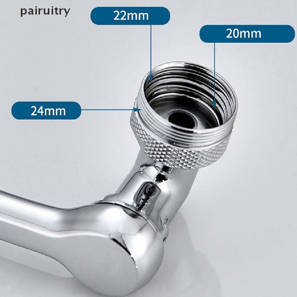 Sepatu PRT New Universal1080° Rotation Extender Faucet Aerator Saringan Cipratan Plastik Keran Wastafel Dapur Bubbler Nozzle Robotic Arm PRT