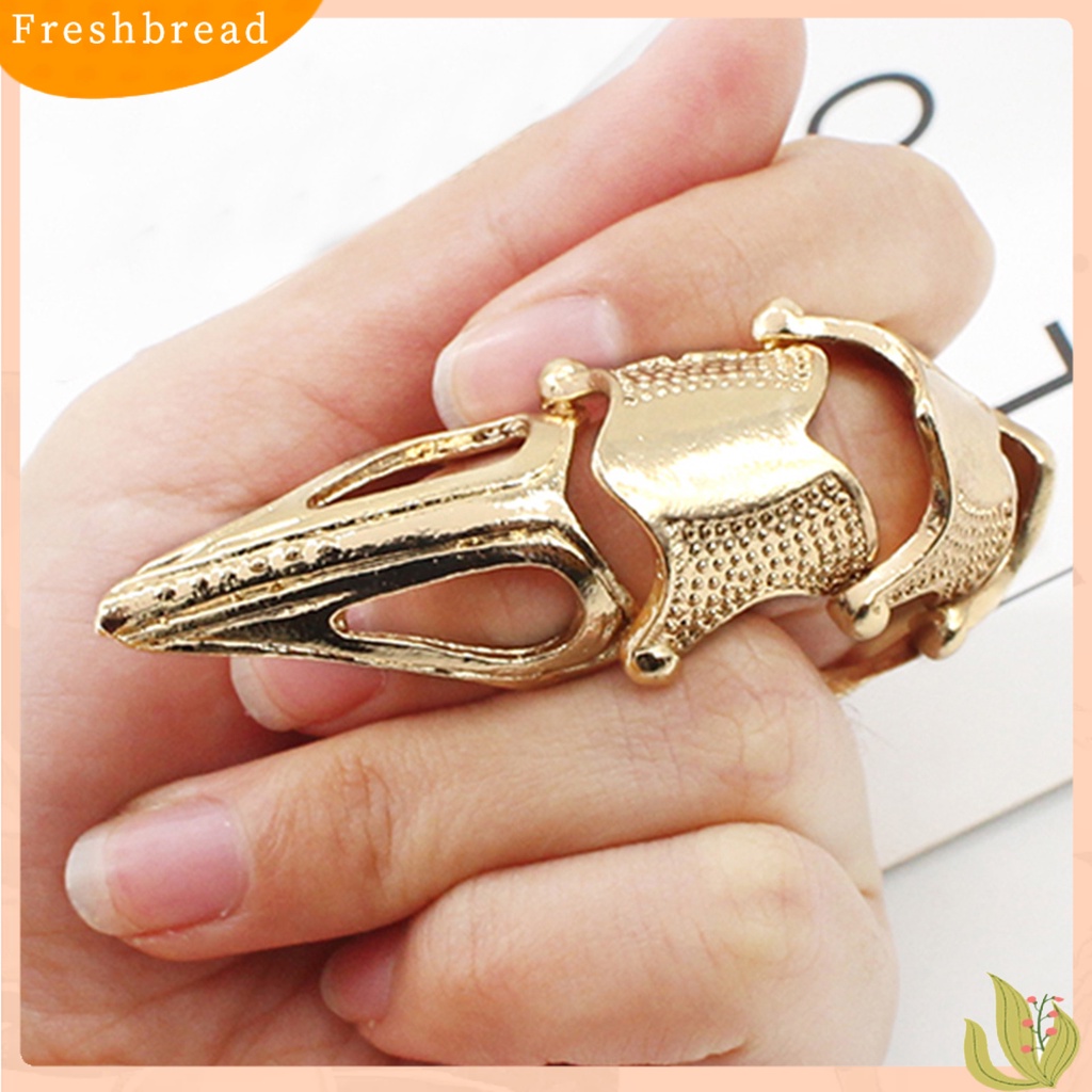 &lt; Freshbread &gt; Cincin Halloween Vintage Berlebihan Alloy Gothic Punk Mengerikan Jari Rings Untuk Pesta