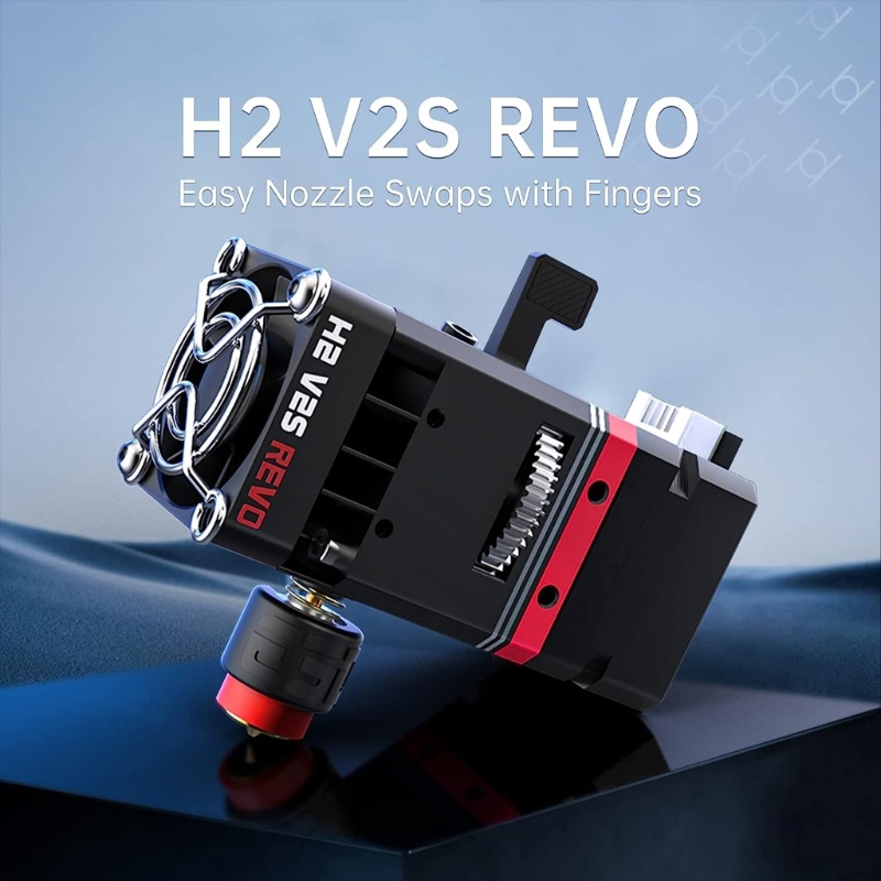 Zzz Metal Extruder H2 V2S Revo Dual-Gear Feeder Extruder Direct Drive Adjustable Filament-Loading Tension Dual-Gear Feed