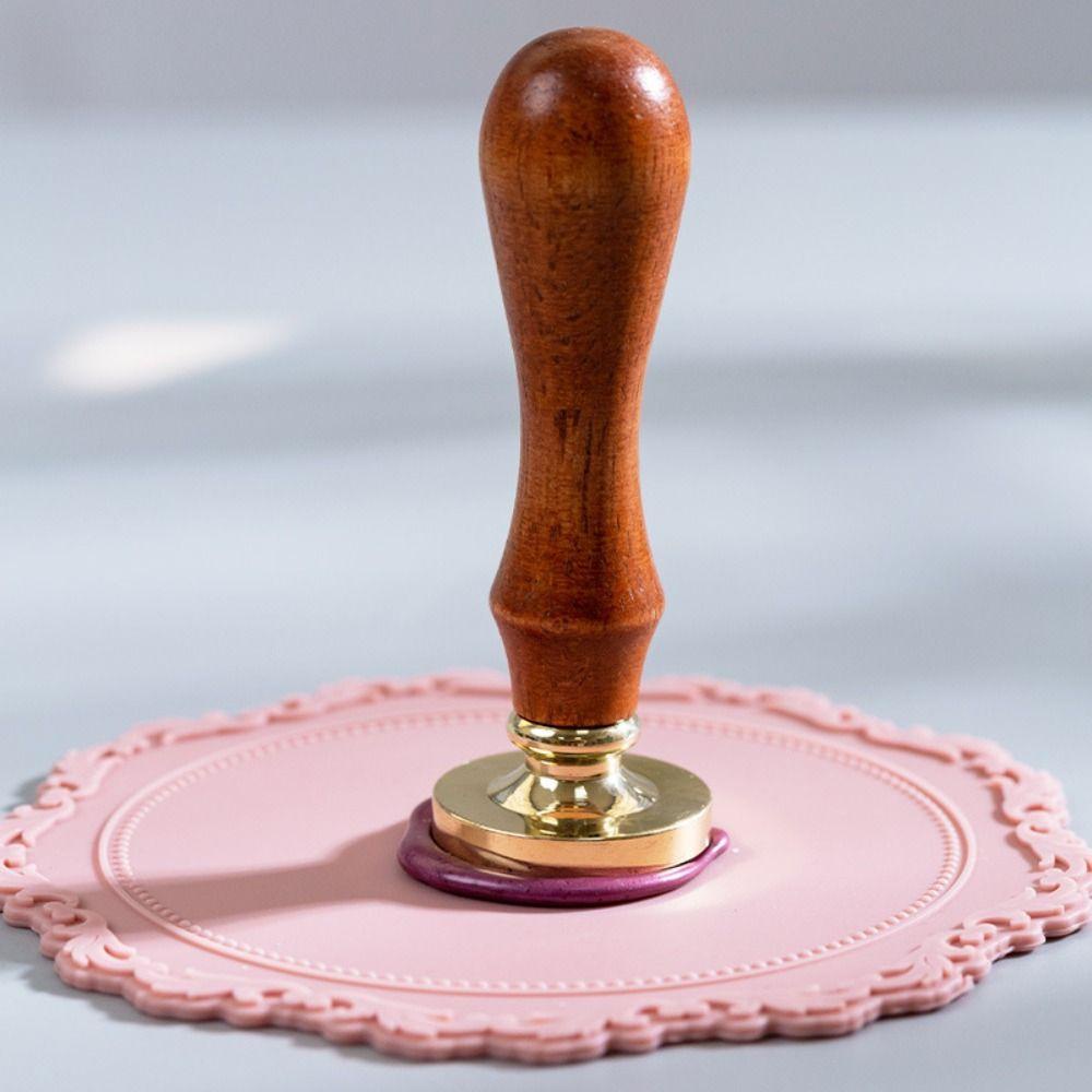 AUGUSTINA Silicone Pad Craft Retro Pesta Pernikahan Wax Seal Aksesori Persiapan Undangan Diy Sealing Wax Pad