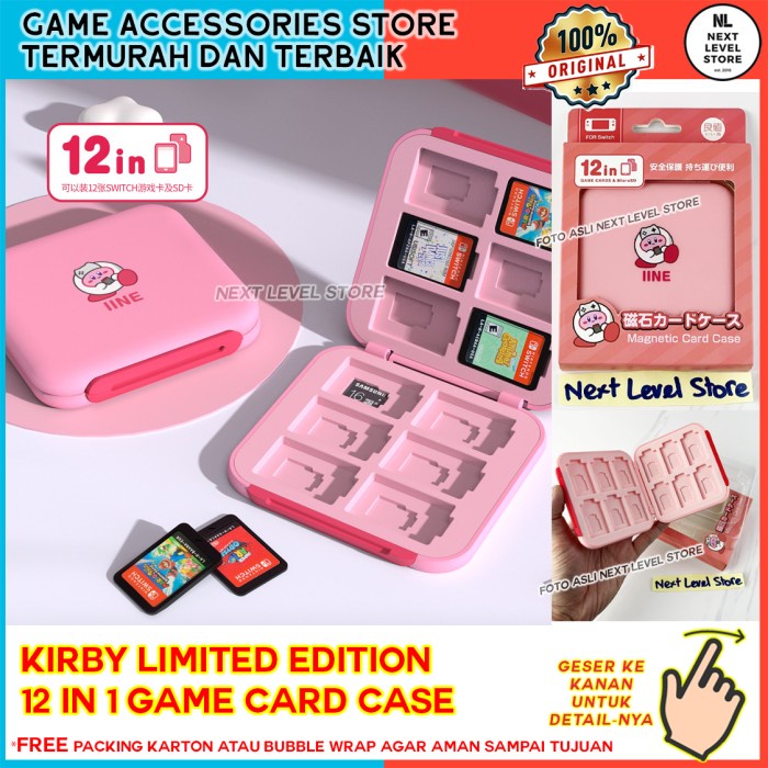 Kirby Edition Nintendo Switch IINE Magnetic Game Card Case L621