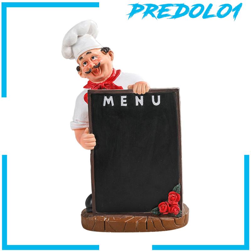 [Predolo1] Patung Koki Ornamen Patung Koki Resin Hias Untuk Restoran