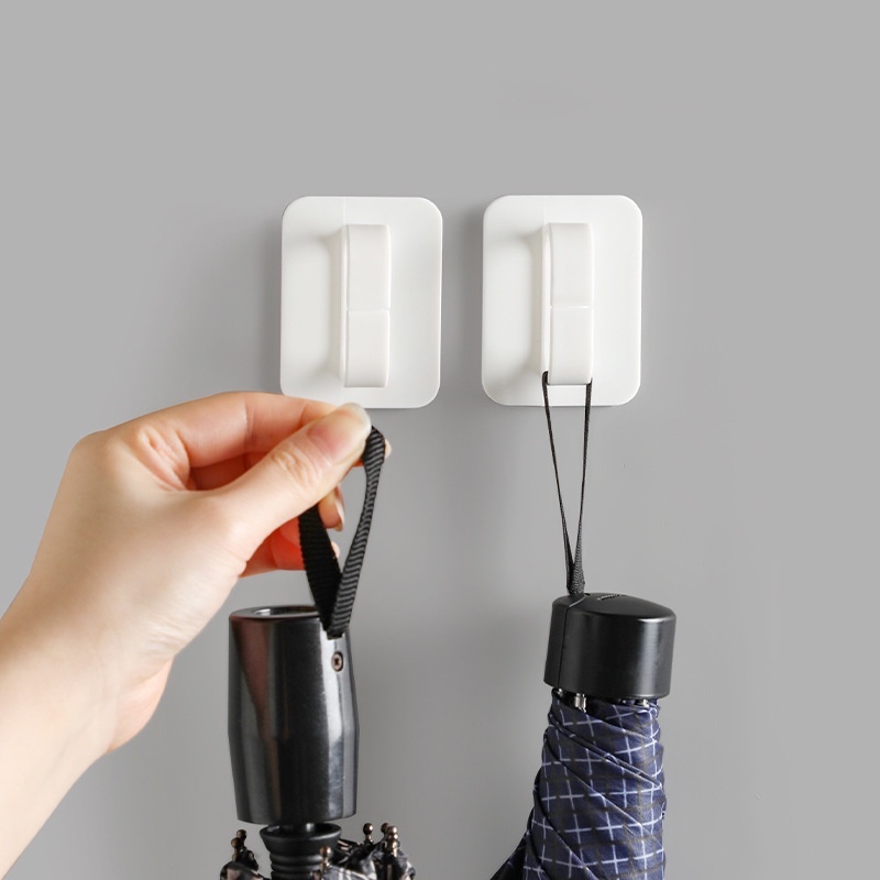 Botol Spray Handuk Rak Gantung Kacamata Sisir Gantungan Baju Holder Barang Rak Penyimpanan Kapasitas Beban Kuat Perlengkapan Penyimpanan Hemat Ruang Self-adhesive Kait Tanpa Jejak Universal