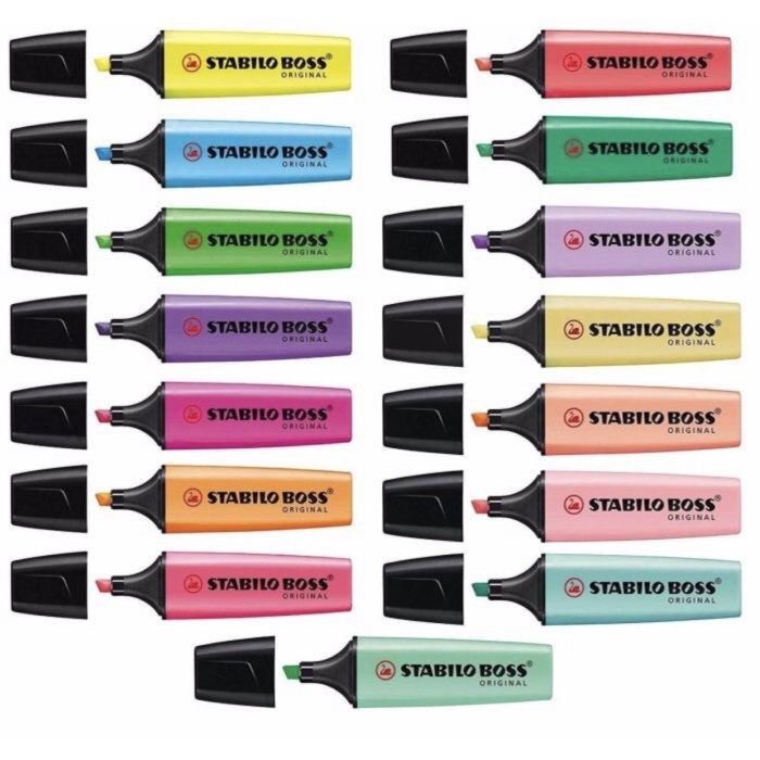 Highlighter Stabilo Boss- Biru