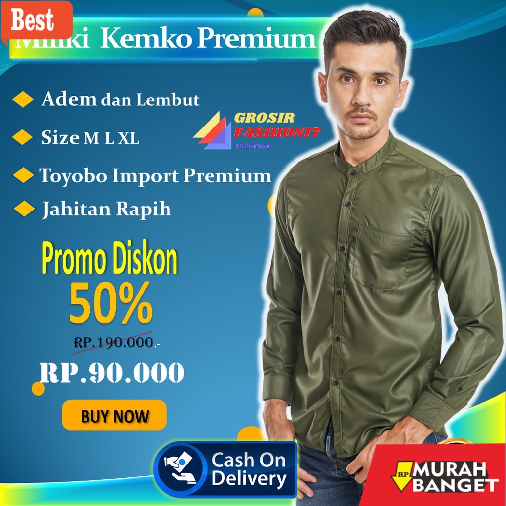 KEMEJA BUAT LEBARAN UNTUK PRIA TERBARU- Pakaian Baju Bsju Bj Atasan Kemeja Kameja Kmeja Kamaja Kemej