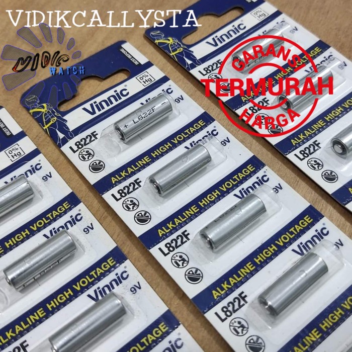 BATU BATTERY 29A L822F 822 9V ASLI ORIGINAL ORI