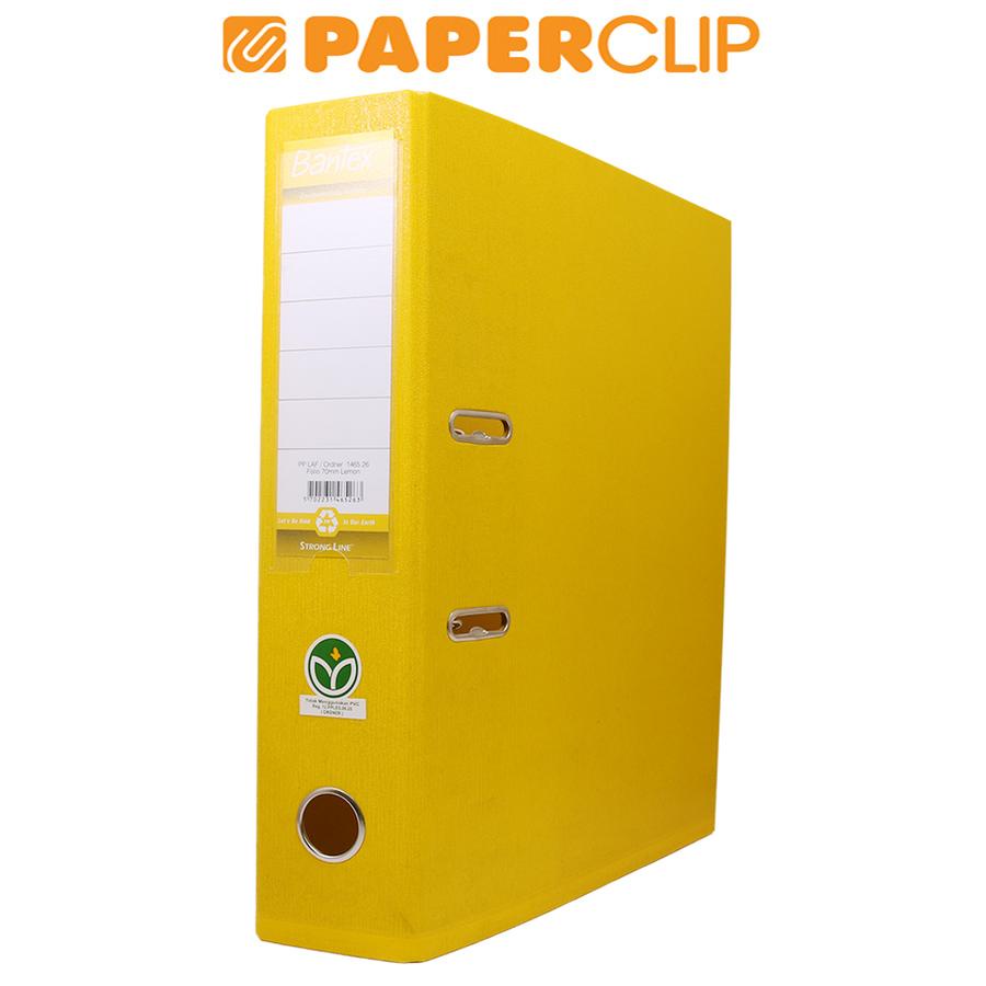 

ORDNER BANTEX 1465PP FOLIO 7CM 26 LEMON