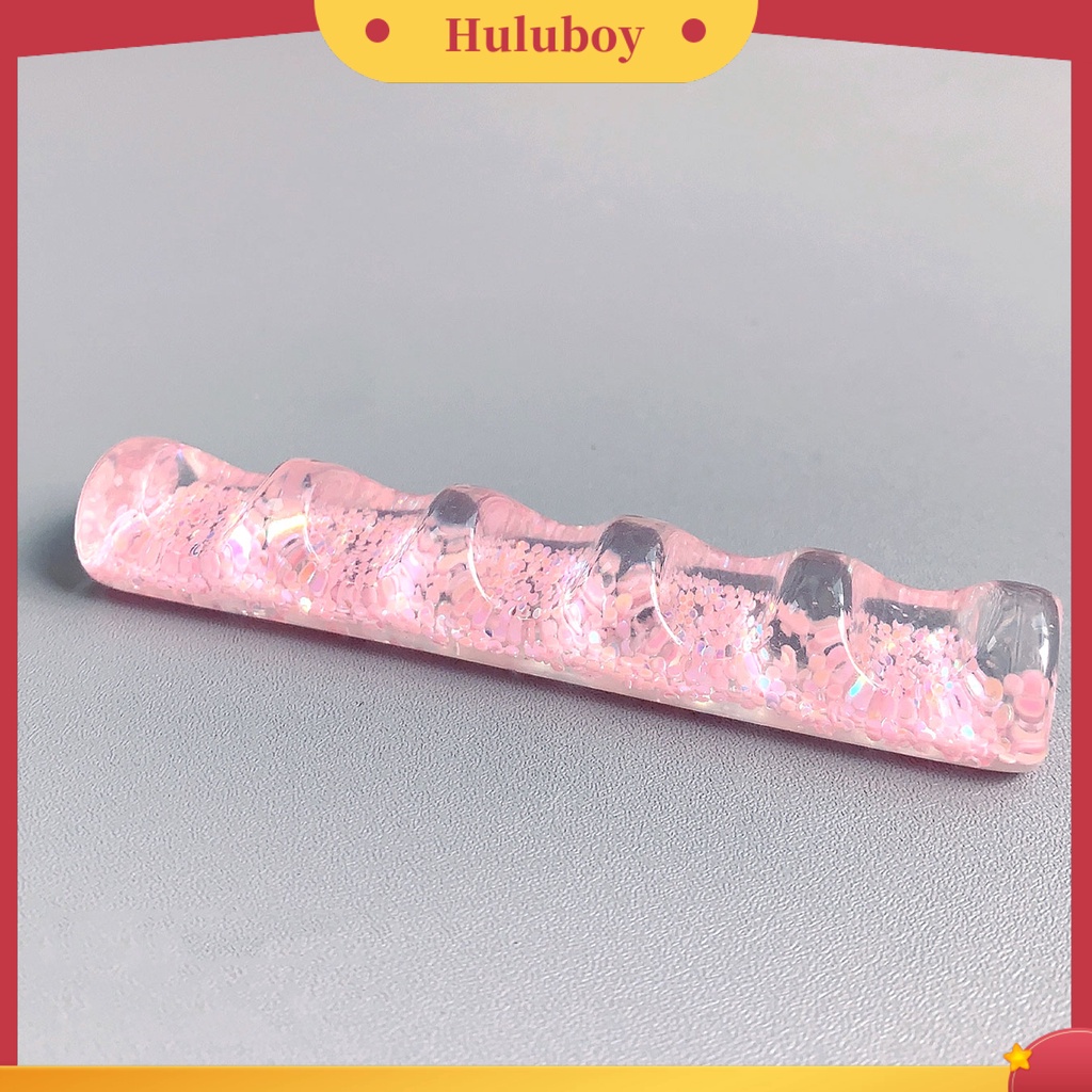 {In Stock} Tempat Pena Kuku Permukaan Halus Anti Pecah Anti Luntur Transparan 5kisi Rak Sikat Kuku Bening Rak Salon Kuku Pasokan