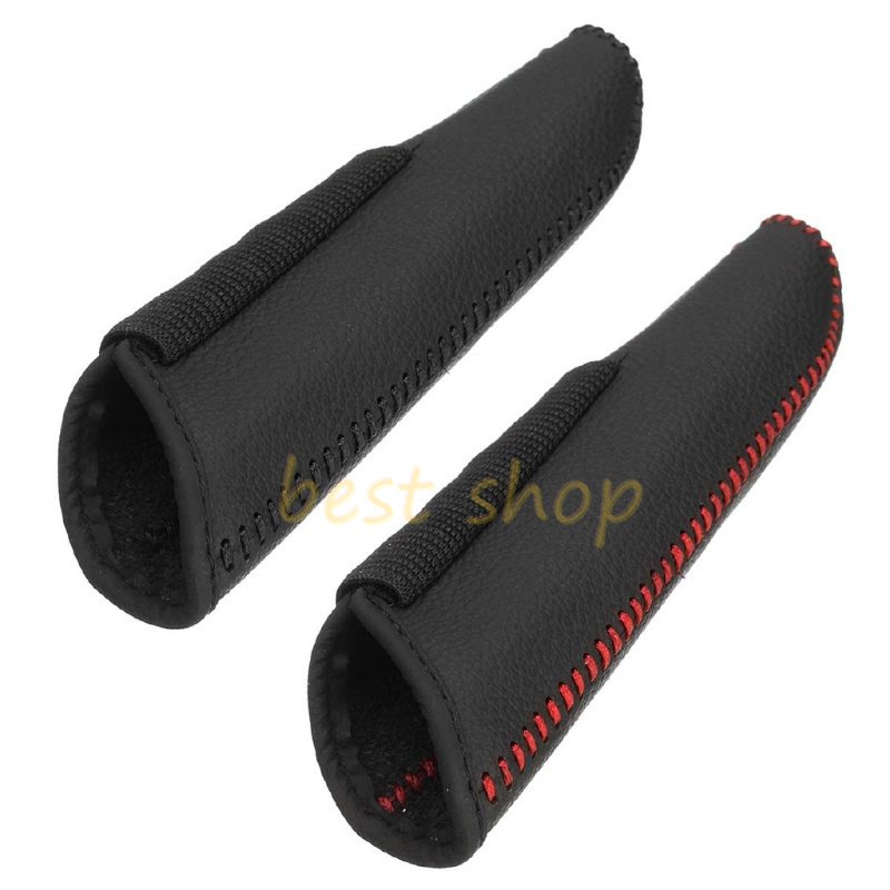 Sarung Rem Tangan Mobil Sleeve Slip Mobil Kulit Imitasi Shifting Handbrake Cover Protector