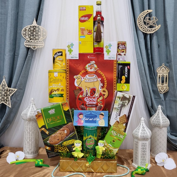 

Paket Dekorasi Lebaran Idul Fitri Hampers Parcel Hadiah Kue Kering 107 - A