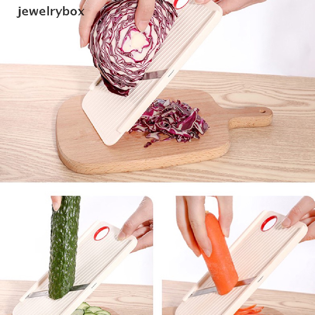 [jewelrybox] Pengiris Sayuran Manual Stainless Steel Penghancur Dapur Kentang Kubis Cutter Butik