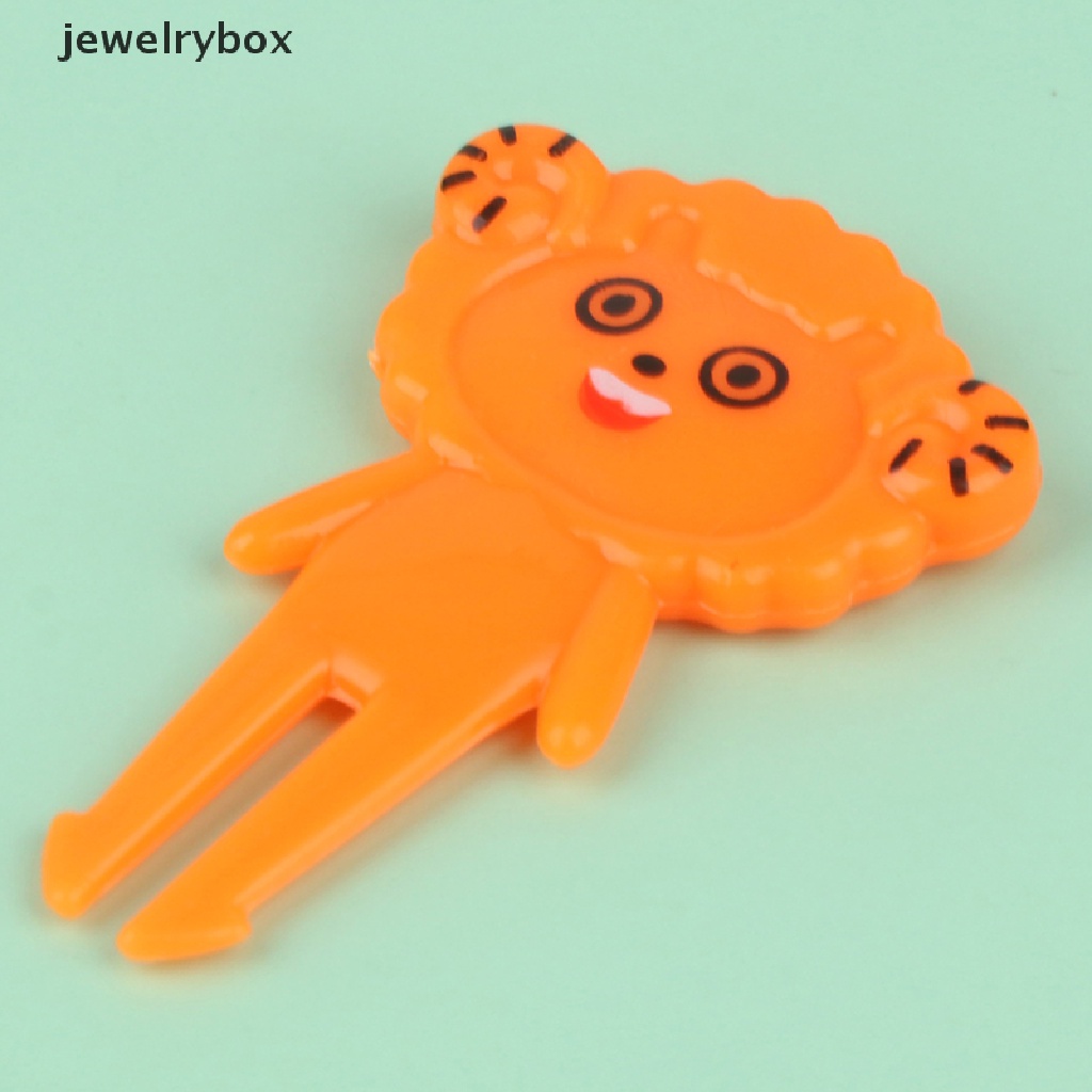 [jewelrybox] 7/10pcs Kartun Anak Kue Buah Tusuk Gigi Bento Lunch Aksesoris Pesta Dekorasi Butik