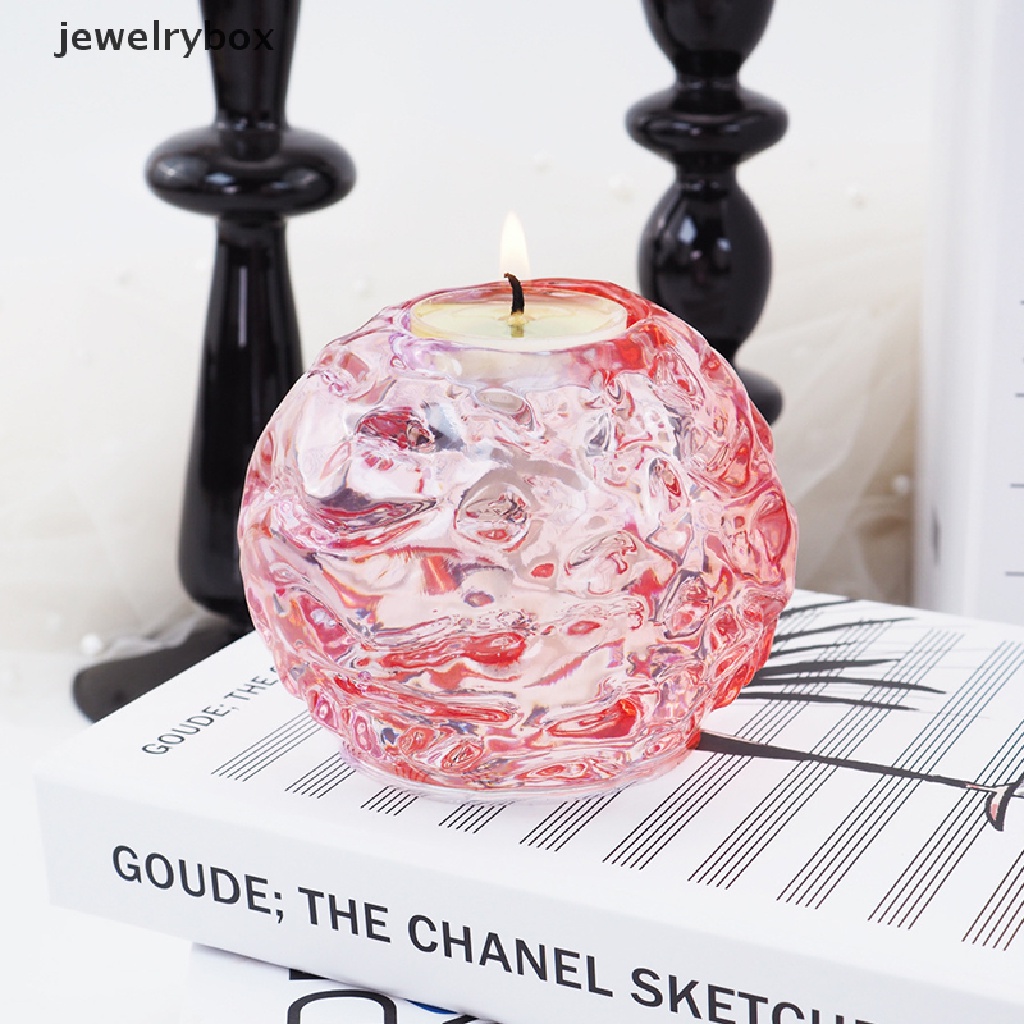 [jewelrybox] Tidak Teratur Sphere Holder Cermin Silikon Cetakan DIY Kristal Epoxy Resin Butik